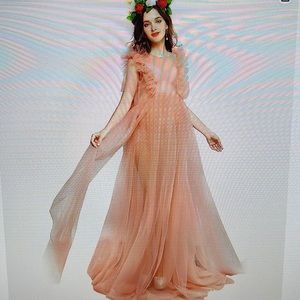 Maternity, Maxi lace photography gown